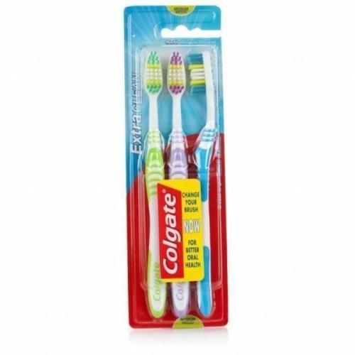 COLGATE Perie Dinti Extra Clean 3/set