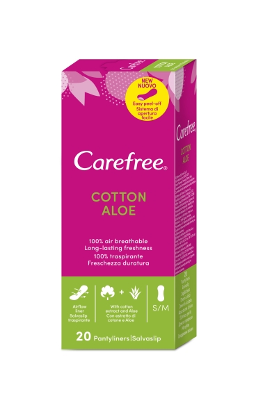 Carefree Pantyl. Aloe 20