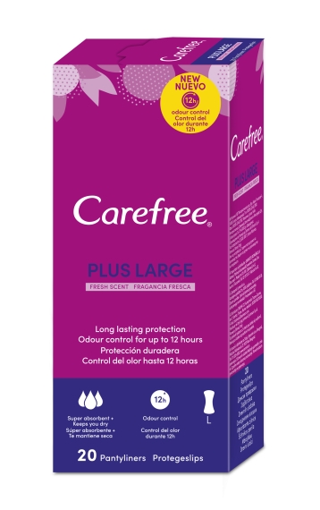 Carefree Pantyl.Large Fresh 20