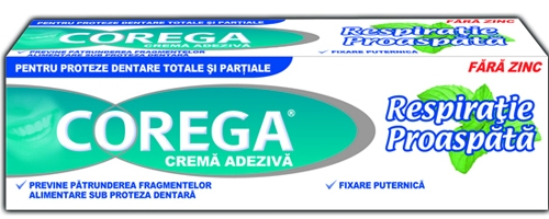 COREGA Crema Adeziva  Respiratie Proaspata 40 ml