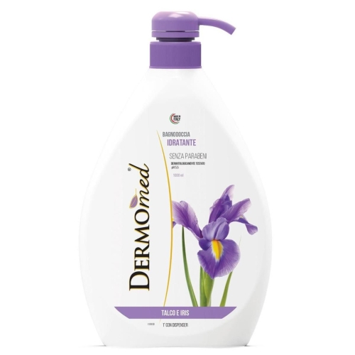 Dermomed Gel Dus Talco&Iris cu Pompita 1000 ml