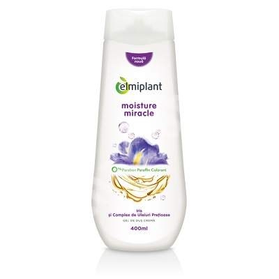 Elmiplant Gel Dus Iris&Uleiuri Pretioase 400 ml
