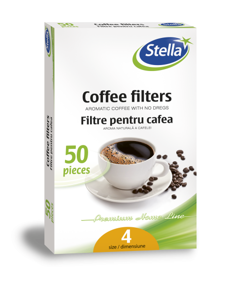 STELLA Filtru Cafea Nr.4 50/set