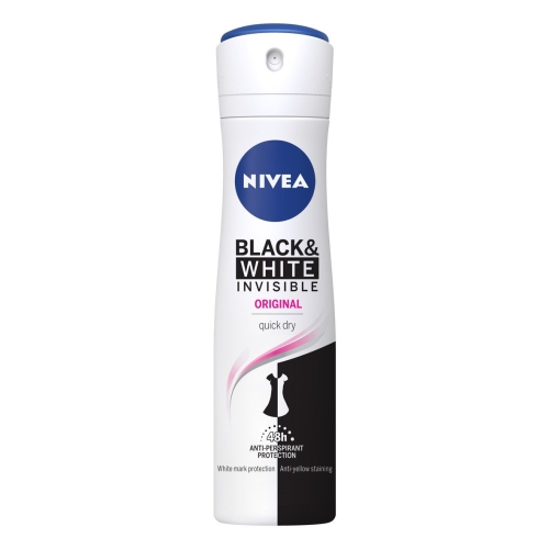 NIVEA Deo Feminin Invisible Black&White 150 ml
