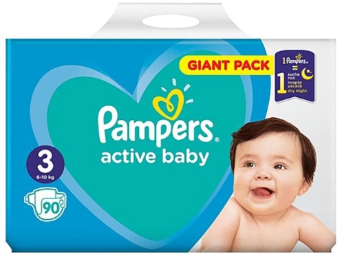 PAMPERS Scutece Nr.3  90 buc