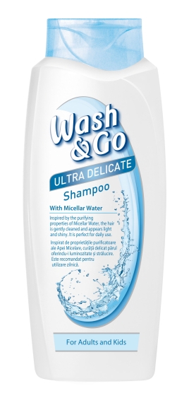 WASH&GO Sampon Apa Micelara 750 ml