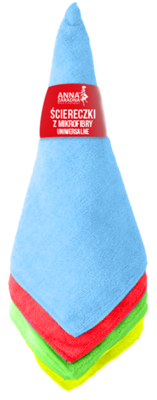 AZ Laveta Microfibra 4 culori/4set