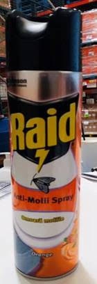 RAID SPRAY ANTIMOLII ORANGE 400ml