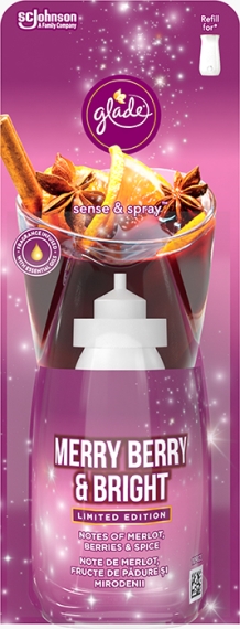 GLADE SENSE&SPRAY REZ.MERRY BRIGHT&BRIGHT 18 ML
