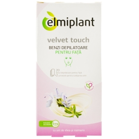 Elmiplant Benzi Depilatoare Fata 20 buc