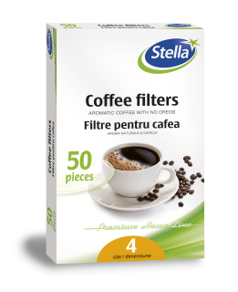 STELLA Filtru Cafea Nr.4 50/set