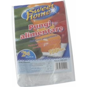 SWEET Pungi Alimentare LDPE 2 Kg 24*34 100 buc