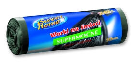 SWEET Saci menaj LDPE 240 l 10/set Negru