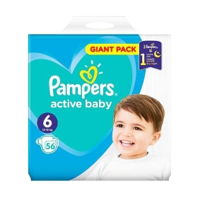 PAMPERS Scutece Nr.6 56 buc