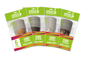 AZ Pahare Carton Cu Model 6buc/set