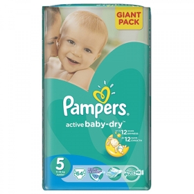 PAMPERS Scutece Nr.5  64 buc